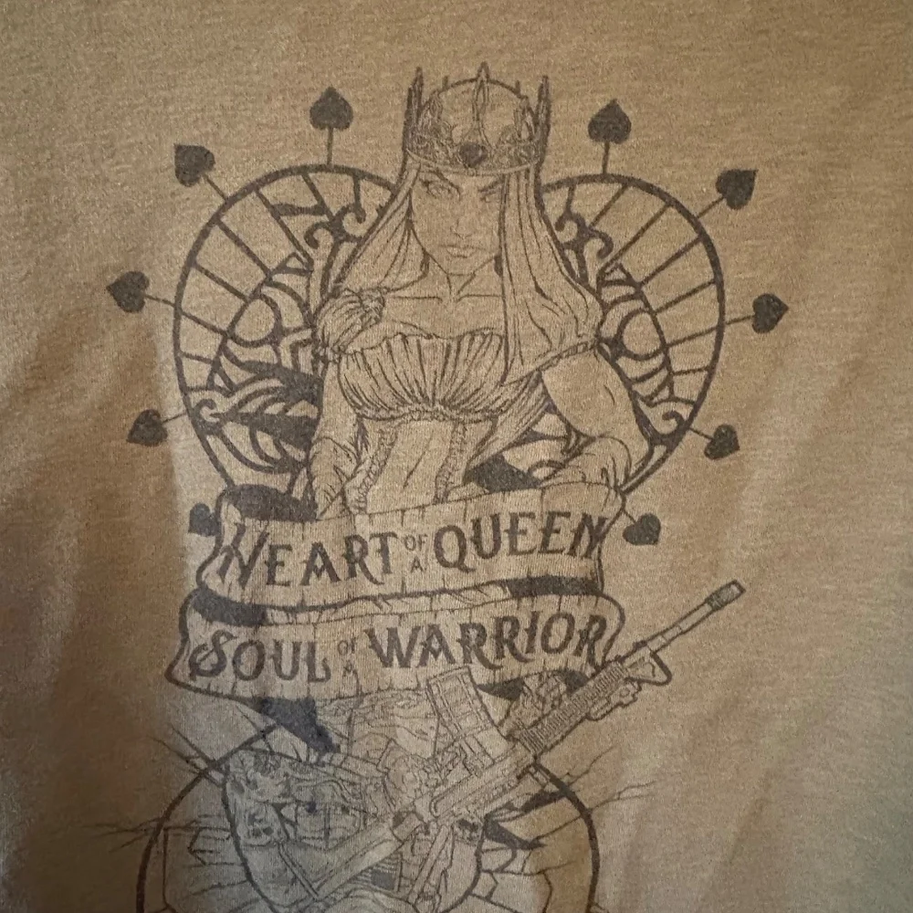 WOMEN'S HEART AND SOUL OF A WARRIOR FULL-ZIP HOODIE - MILITARY GREEN XL - Picture 7 of 8